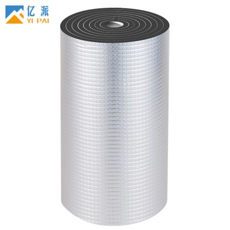 Yipai Aluminum Foil Thermal Insulation Cotton Rubber Plastic Flame retardant and Self adhesive Greenhouse Factory Roof Sunlight Room Pipeline Car