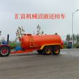 Huifu 12 square galvanized tank, liquid fertilizer, biogas slurry fertilizer spraying machine, large fermentation manure water spraying truck, directly supplied by the manufacturer