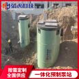 Customized integrated prefabricated pump station GRP cylinder fiber winding corrosion-resistant buried installation