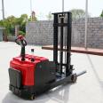 Forward moving electric forklift stacker, 1 ton, 2 tons, station driven, legless balance weight, pallet lift truck