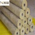 Industrial pipeline insulation rock wool pipe hydrophobic rock wool pipe shell aluminum foil fireproof rock wool insulation pipe Xuzhe