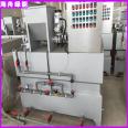 Stainless steel sewage treatment equipment dosing, vertical mixer, metering pump, automatic dosing system, high degree of intelligence, customized by Haizhou Green Energy Factory