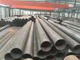 Lecong straight seam welded steel pipe, internal and external anti-corrosion steel pipe, 6-meter carbon steel pipe, low-pressure fluid pipe DN25 Q355B