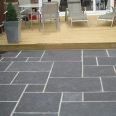 Green slate floor tiles 300 * 600 antique cultural stone courtyard floor tiles paving stone