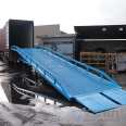 Weilin Qinli Mobile Container Unloading Platform Forklift Loading Ramp Bridge 10 Ton Loading Bridge Equipment