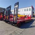 Folding ladder flat semi trailer manufacturer single section hydraulic ladder hook plate transport vehicle