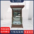 Renwei Customized Processing Image Platform Guard Booth Sales Office Welcome Booth Double Step Movable Guard Booth