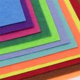 Non woven fabric, wool, chemical fiber mixed felt, finely crafted and colored chemical fiber felt