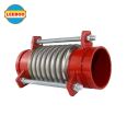 LEEBOO/Libo groove type corrugated compensator flange type corrugated pipe soft connection metal expansion joint