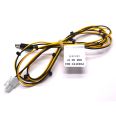 Customized DC head 5557-2 * 1P terminal harness UL1569 # 20 processing for large game console wiring harness