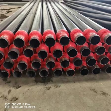 Small diameter insulated steel pipe, buried polyurethane foam insulated pipe, overhead steam insulation pipe