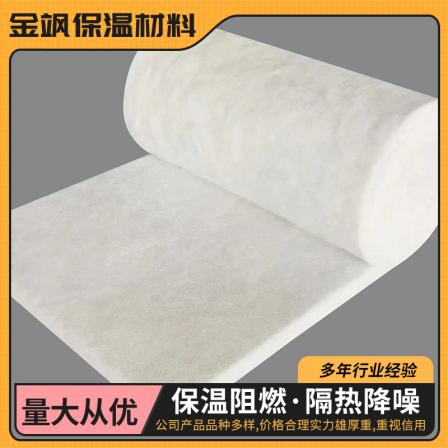 Customized centrifugal glass cotton roll felt Grey Glass wool insulation felt glass quilt manufacturer