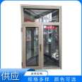 Broken bridge aluminum fire-resistant window, fixed flat open aluminum window, with good sound insulation, noise reduction, and airtightness