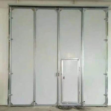 Convenient installation of industrial folding doors, polyurethane insulation doors, workshop doors, warehouse industrial doors