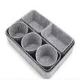 Multifunctional felt desktop organizing storage box, hot pressed integrated forming organizing basket