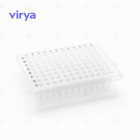 100ul PCR microplate 96 well PCR plate ABI, A1 corner cutting adapter ABIPCR instrument