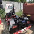 Dongfeng Xiaokang 3-way carriage detachable hook arm garbage truck with blue license plate can enter the underground garage, with one vehicle equipped with multiple containers