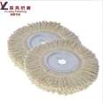 YL manufacturer wholesale 300 * 25 * 32 hexagonal hole stainless steel sisal polishing wheel 8-strand rope hemp wheel