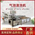 Automatic water replenishment high-pressure spray bubble cleaning machine Tianqi Chinese herbal medicine cleaning assembly line operation is simple