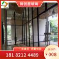 Office glass partition wall, double glass louver partition, hotel office glass partition, fireproof partition