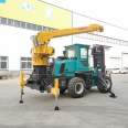 Four wheel drive off-road forklift crane, rear end modification of boom crane, boom crane, 5-ton 8-ton forklift tail crane