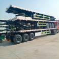 Export to Outer Mongolia: 13 meter awkward semi trailer, 2.55 meter flat transport vehicle