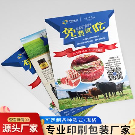 Source Printing Factory Customized Brochure Printing Brochure Production Lockwire Adhesive Binding Brochure Product Brochure Journal