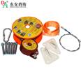 High rise escape descent device, fire escape rope, fire safety rope, life saving steel wire rope, descent device belt