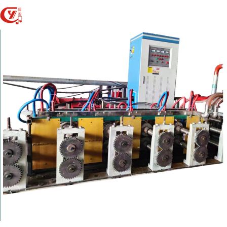 Guoyun fully automatic rectangular tube quenching and heat treatment furnace, square tube heating and bending hot forming equipment