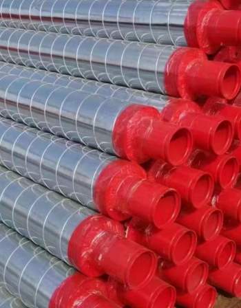 Fangda polyurethane insulation pipe fittings and steel pipes, galvanized iron sheet insulation pipes, steel sleeve steel steam pipe fittings