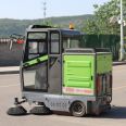 Electric Sweeper Five Brush Closed Road Sweeper Factory School Scenic Area Garbage Sanitation Cleaning Vehicle