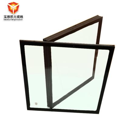 Curtain wall fireproof partition selection Baodun 2-hour nano crystal silicon fireproof glass Class A insulation and stability