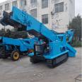 Tunnel engineering crawler slagging machine with large pushing force and 1650mm wheelbase Hongtu Machinery