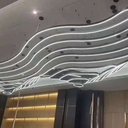 Baoyun Hotel Lobby, Shopping Mall, Mountain Style Creative Engineering, Customized Lighting Fixtures, Sales Department, Large Irregular Chandeliers