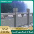 Scenic area decoration sesame ash bridge fence board with high hardness and wear resistance