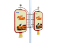 Sell lamp poles, light boxes, exquisite and beautiful street lamp poles, flags, sturdy and sturdy hanging billboards, wholesale by manufacturers