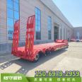 Double section hydraulic ladder, low flat semi trailer, one bridge, 12.5m excavator board trailer, two bridges optional