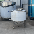 304 stainless steel mobile tank, mobile liquid storage tank, 500 kg temporary storage tank, mobile wheel, ingredient turnover tank