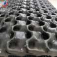 Hard half wall permeable pipe 160mm, PE permeable pipe with curved mesh drainage pipe for highway subgrade