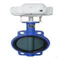 Electric desulfurization butterfly valve D971X stainless steel wear-resistant and aging resistant rubber soft sealing valve