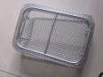 Customized 304 stainless steel basket, instrument disinfection basket, rectangular mesh basket, ultrasonic cleaning mesh basket, storage frame basket