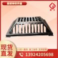 Manufacturer of ductile iron grate for rainwater and sewage light well cover square sleeve grate heavy ditch cover overflow well