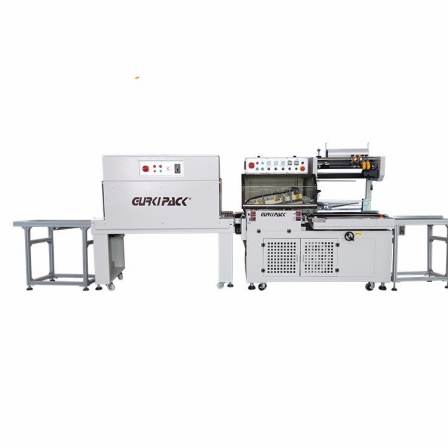 GUERQI POF Film Heat Shrinkage Packaging Machine Fully Automatic L-shaped Edge Seal Shrinkage Film Packaging GPL4535S4525