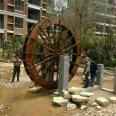 Wooden windmill, wooden corridor, staircase, customized outdoor landscape, wooden structure construction, anti-corrosion wooden water wheel