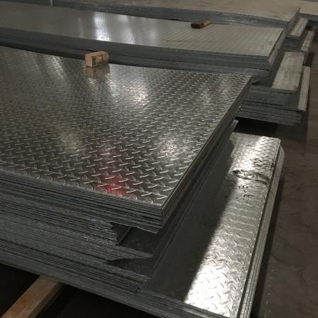 Galvanized patterned plate 5mm wide, 1250mm long, 1500mm patterned steel plate elevator foot anti sliding plate