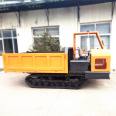 6 ton mountain orchard engineering self unloading tracked transport vehicle with hydraulic lifting capacity customized by Daxiangchi