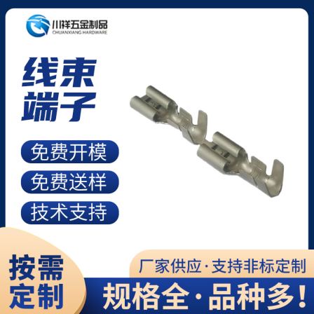 Cold pressed bare automotive connector connectors, automotive wiring terminals, wiring harnesses, docking plugs, forked wiring lugs, Chuanxiang