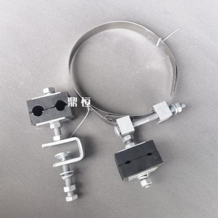 Downlead clamp spot ADSS OPgw matching optical cable hardware tower downlead clamp hot dip galvanized