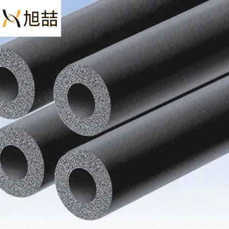 Rubber plastic pipe, black rubber plastic sponge pipe, air conditioning insulation pipe, closed cell foam insulation pipe shell, multiple colors
