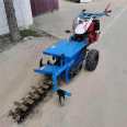 Agricultural chain trenching machine, diesel electric starting, hand-held trenching machine for yam planting